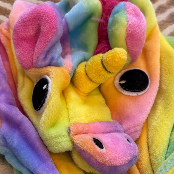 Colorful Unicorn Hooded Robe - Picture 3 of 5
